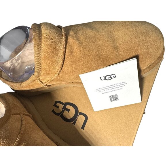 UGG Women's Tasman Slippers In Chestnut Suede Size 7-8‎ - Picture 4 of 12